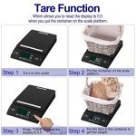 Accuteck 50 lb Black Digital Postal Scale