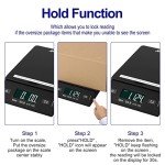 Accuteck 50 lb Black Digital Postal Scale