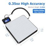 KUAIVO 440 lbs Digital Postal Scale for Packages