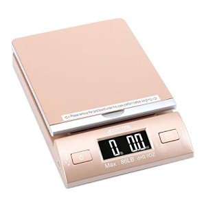 Accuteck Gold 86Lbs Digital Postal Scale Combo