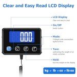 KUAIVO 440 lbs Digital Postal Scale for Packages