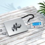 Digital Postal Scale 440 lbs - Heavy Duty Steel