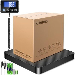 KUAIVO 440 lbs Digital Postal Scale with Hold/Tare