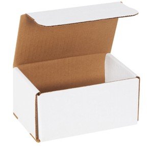 6x4x3 White Corrugated Mailer Boxes (Choose Quantity)