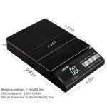 Acteck A-CE65 Digital Postal Scale 65lb Capacity