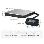 Digital Postal Scale 440 lbs x 1.7 oz