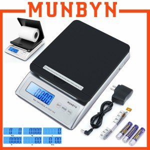 MUNBYN 66lb Digital Postal Scale for Easy Use