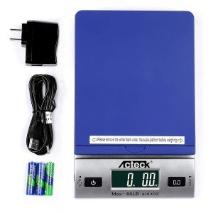 Acteck A-DS86 Blue Digital Postal Scale with Batteries