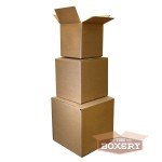 200 Corrugated Packing Boxes 6x4x4 - Set of 200