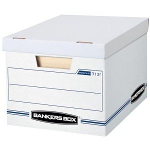 Bankers Box Standard Duty File Storage Boxes - 12 Pack