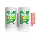 Perforated Bubble Wrap Roll - 12" x 36' (2 Pack)