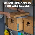 Small Classic Moving Box 10 Pack with Lids