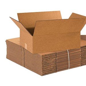 18"x12"x6" Corrugated Cardboard Boxes, 25-Pack