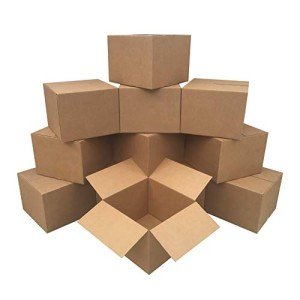 Large Cardboard Moving and Storage Boxes, 12 Pack