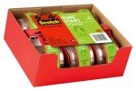 Scotch Sure Start Packaging Tape, Clear, 6 Rolls