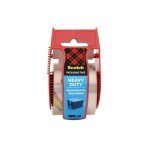 Scotch Heavy Duty Packing Tape with Dispenser - 2 Pack