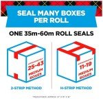 Heavy Duty Clear Packing Tape - 4 Rolls