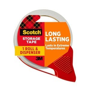 Scotch Durable Packaging Tape with Dispenser, 1.88" x 38.2 yd