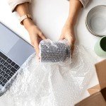 Nylon Bubble Cushion Rolls with Bonus Fragile Stickers
