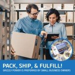 Grizzly Clear Packing Tape Refill Rolls - 12 Pack