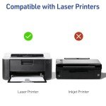 Avery Printable Half-Sheet Labels, 200 Count
