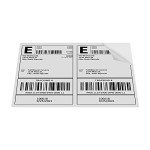 Self-Adhesive Printable Half Sheet Labels - 200 Labels