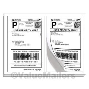 Premium Self-Adhesive Labels 8.5x5.5 - 100 Pack
