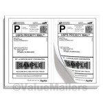 Premium Self-Adhesive Labels 8.5x5.5 - 100 Pack
