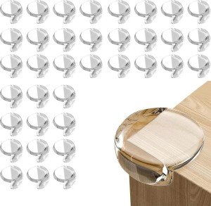 Silicone Corner Protectors for Baby Safety - 36 Pack