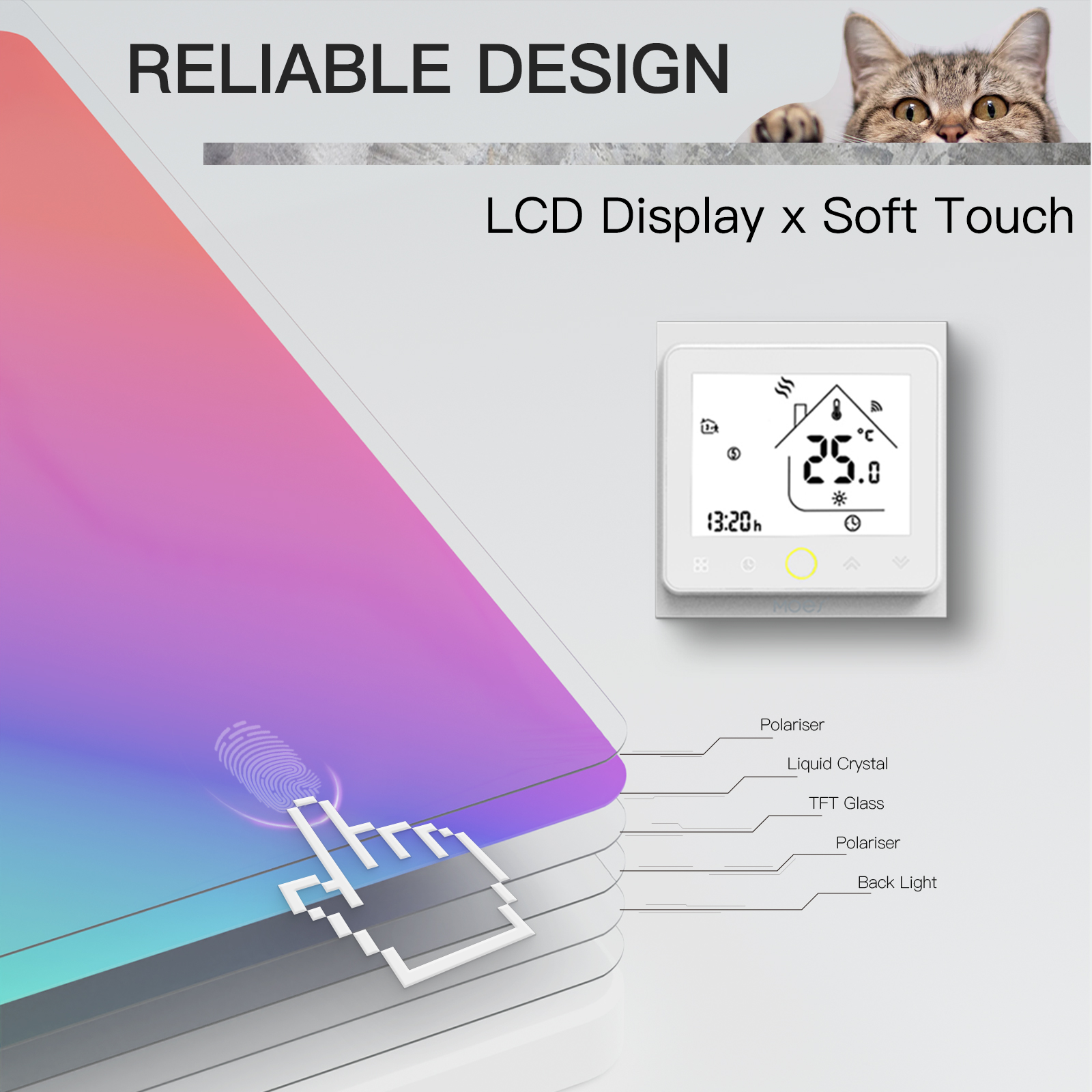 WiFi Smart Thermostat for Home Heating