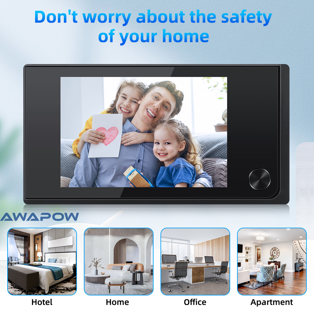 Smart Outdoor Door Viewer with Camera