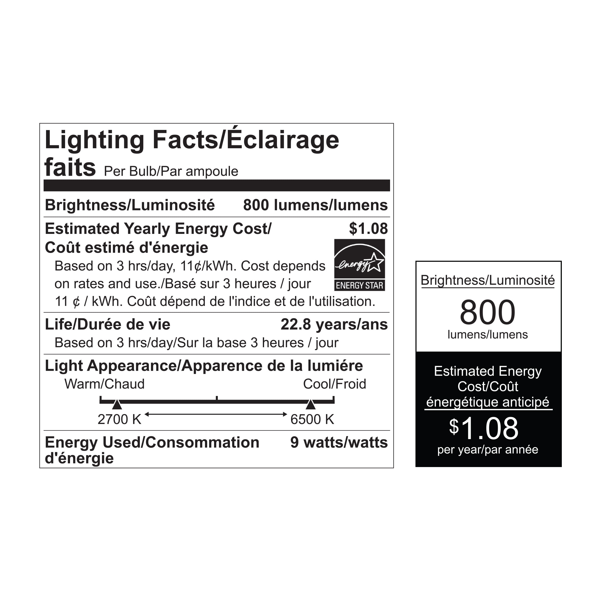 Smart LED Bulb with Color/Tuneable White, Dimmable