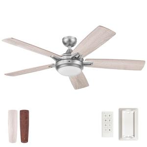 Smart 52" Ceiling Fan with Light & Remote