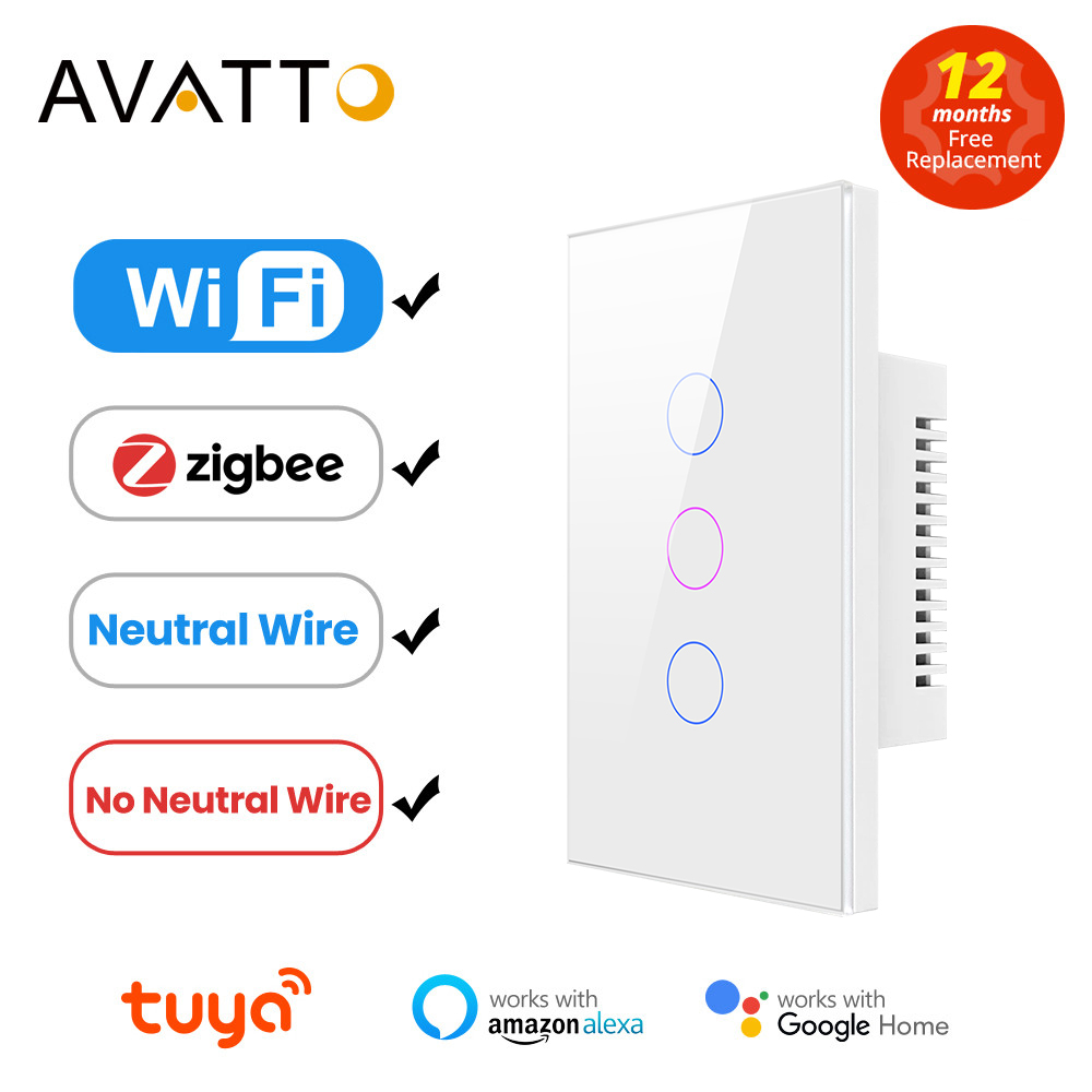 AVATTO Smart Light Switch with Alexa & Google Home
