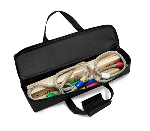 Deluxe Ring Toss Game Set with Carrying Case