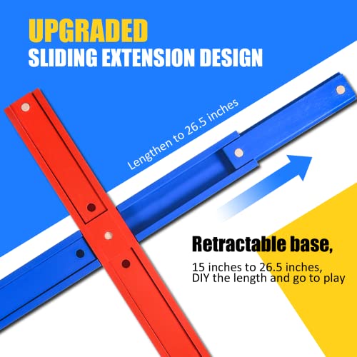 Upgraded Large Wooden Ring Toss Game for Kids