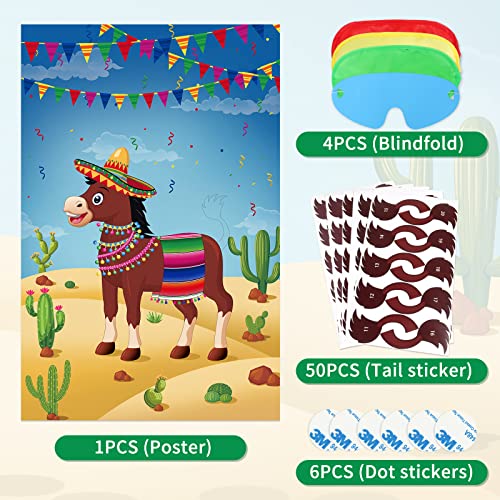 Pin The Tail On The Donkey Party Game Set