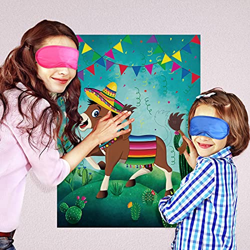 Pin The Tail On The Donkey Party Game Set