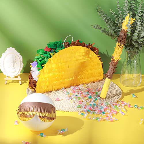 Taco Piñata Set for Fiesta Party Fun