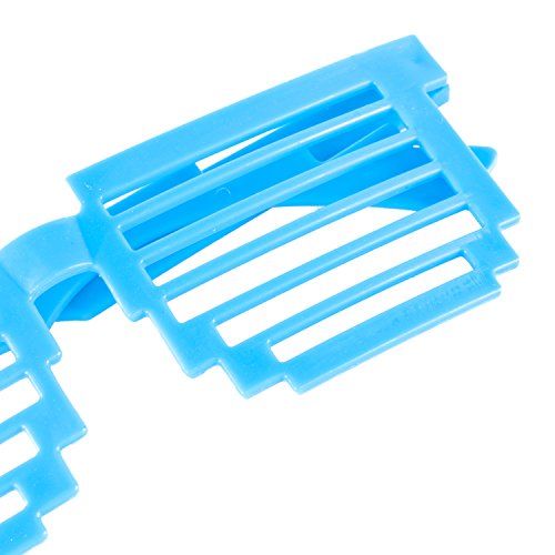 Colorful 80s Disco Square Sunglasses - 24 Pairs