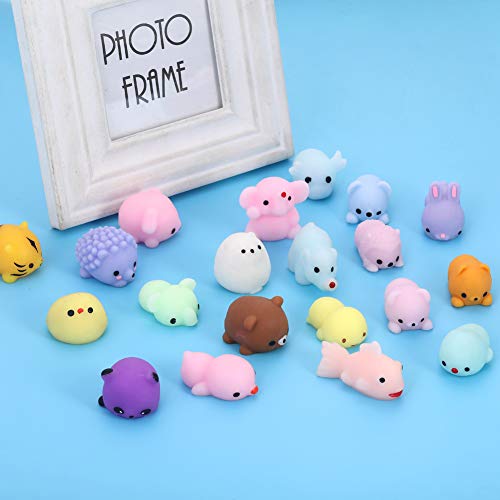 24pc Easter Party Favors: Mini Kawaii Squishies Stress Reliever