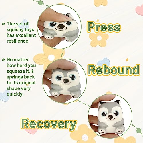 24 Pcs Soft Kawaii Animal Squishy Party Favors