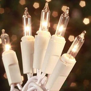 100 Mini Clear Christmas String Lights - 21ft