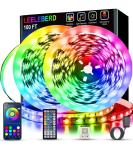 100ft RGB Music Sync Color Changing LED Strips