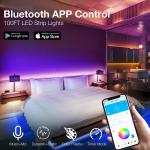 100Ft Smart LED Strip Lights with App Control
