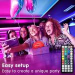 Tenmiro 100ft LED Color Changing Strip Lights