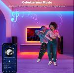 100ft RGB Music Sync Color Changing LED Strips
