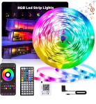 50 Ft Smart RGB LED Strip Lights with Remote