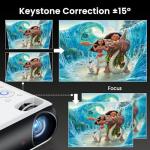 1080P Bluetooth Portable Outdoor Movie Projector