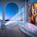 Mini Projector 1080P WiFi Bluetooth for Parties